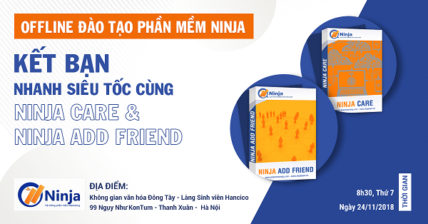 Offline đào tạo “Ninja Care và Ninja Add Friend”