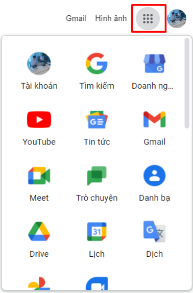 hướng dẫn tạo email