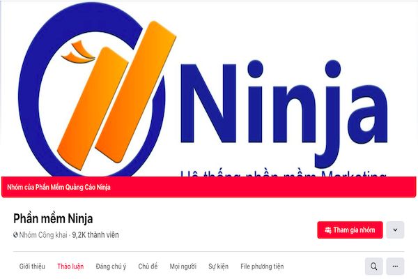 Group Facebook: Phần mềm Ninja