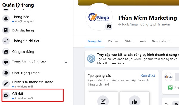 câu hỏi 1 nick facebook tạo được bao nhiêu fanpage