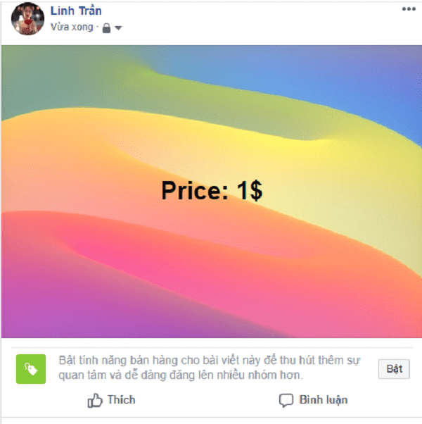 hướng dẫn bật tính năng bán hàng trên facebook cá nhân