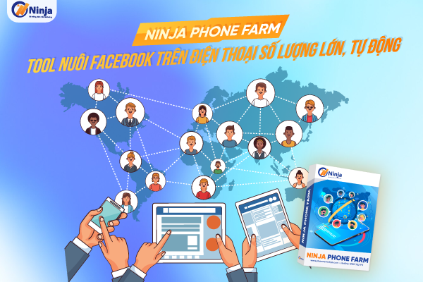 Ninja Phone Farm - Phần mềm nuôi nick facebook trên điện thoại số lượng lớn