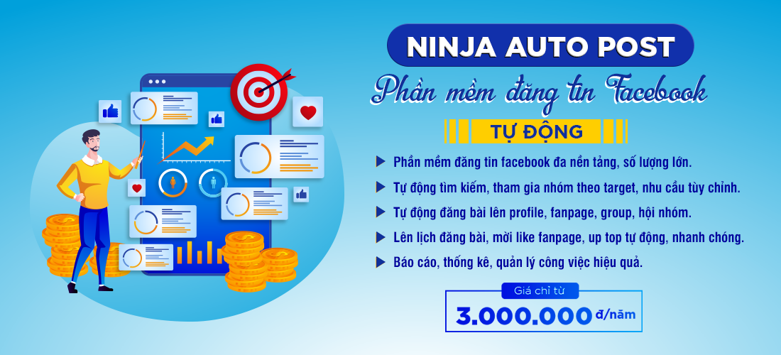 Phần mềm đăng bài Ninja Auto Post