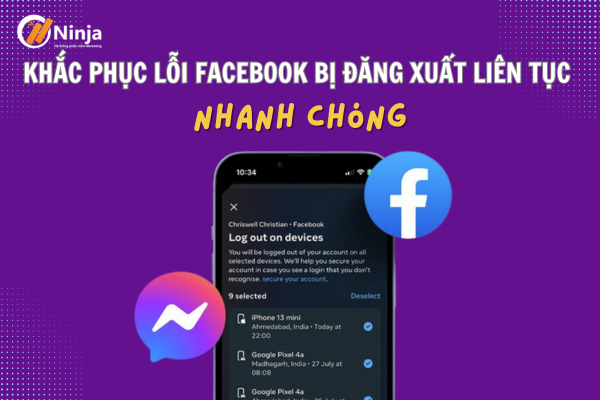 Khắc phục lỗi facebook bị đăng xuất liên tục nhanh chóng